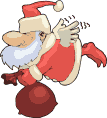 vnon obrzek - Santa s kidlky