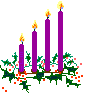 adventní obrázek - Adventní svíčky