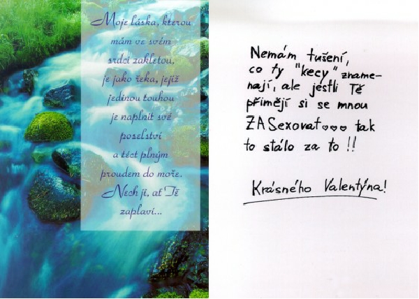 Valentýnské přání - valentýnský obrázek Valentýnské přání - valentýnský obrázek