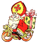 Santa na motorce