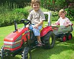 Hračky pro děti - šlapací traktory Rolly Toys a Big